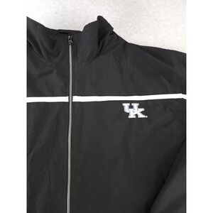 University Of  Kentucky Mens 4XL Full Zip Jacket Black Windbreaker UK Basketball